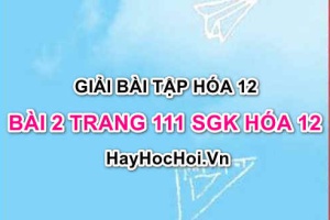 Giải bài 2 trang 111 SGK Hoá 12: Tính chất hóa học của kim loại kiềm, hợp chất của kim loại kiềm